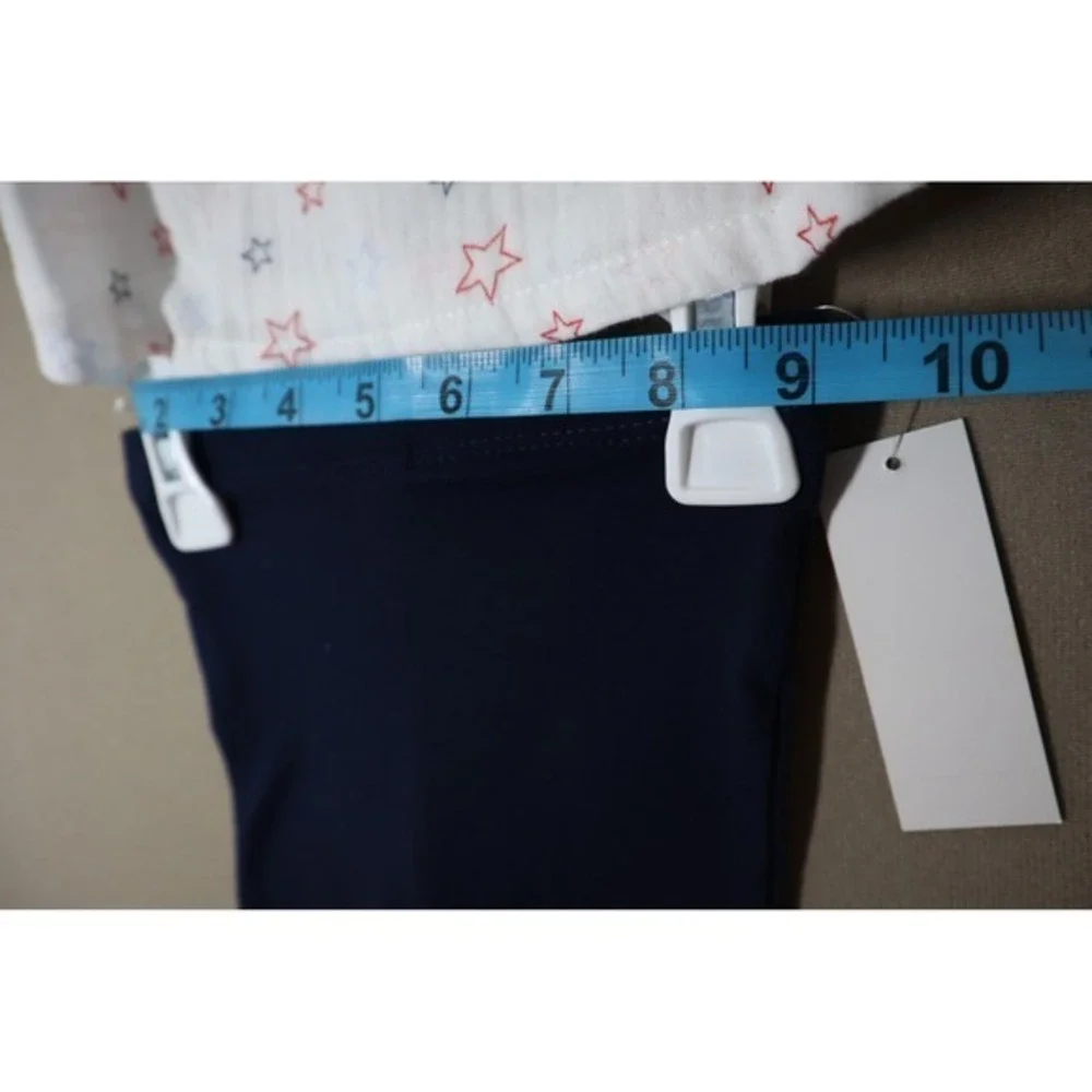 Tommy Hilfiger‎ Baby Girls Muslin Tunic and Capri Legging 2 Pc Set - White - 12M